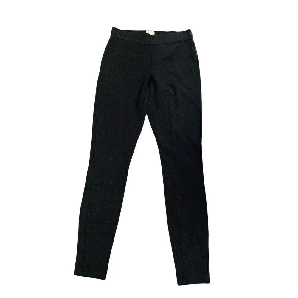 j crew womens solid black gigi pant pants leggings 0 xxs xs